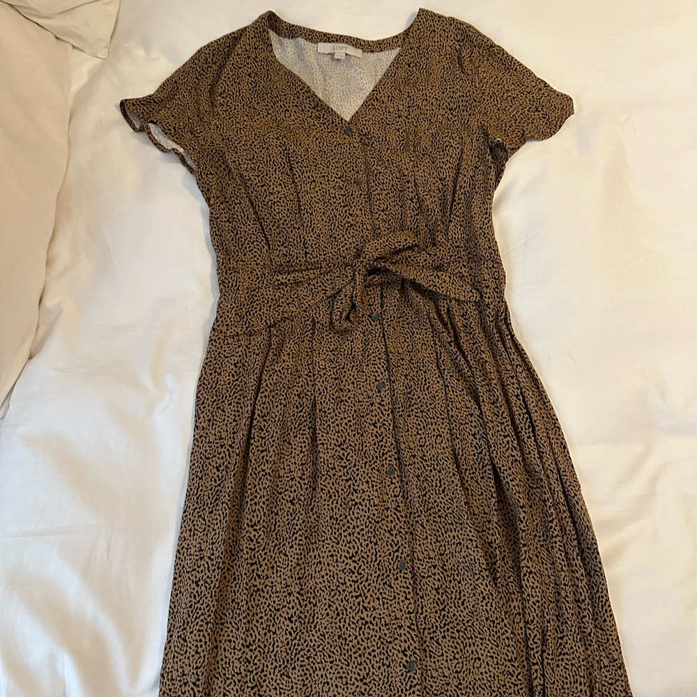 Animal print Loft dress